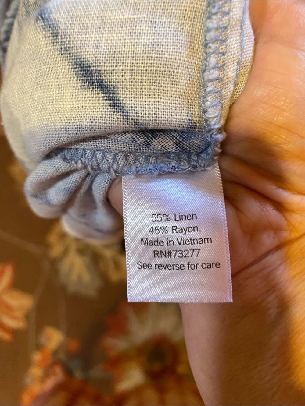 Sonoma Linen hi-low Midi Dress - Picture 7 of 7